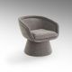 Fotolii - Fotoliu LUX modern cu tesatura chenille gri inchis Martina