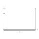 Pendule, Lustre suspendate - Lustra LED liniara iluminat sus si jos PICO bej