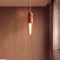 Lustra LED liniara iluminat sus si jos PICO maro