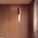 Pendule, Lustre suspendate - Lustra LED liniara iluminat sus si jos PICO maro