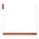Pendule, Lustre suspendate - Lustra LED liniara iluminat sus si jos PICO maro
