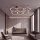 Lustre aplicate - Lustra aplicata tavan LED iluminat ambiental POLA negru/ auriu