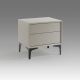 Noptiere - Noptiera din MDF cu 2 sertare Tina off-white
