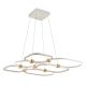 Pendule, Lustre suspendate - Lustra suspendata LED iluminat sus si jos POLA alb/ auriu