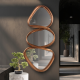 Oglinzi - Oglinda de perete decorativa Gianna 77x166cm, bronz inchis