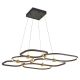 Pendule, Lustre suspendate - Lustra suspendata LED iluminat sus si jos POLA alb/ auriu