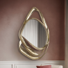 Oglinda de perete decorativa Laina 103x166cm, auriu