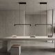 Pendule, Lustre suspendate - Lustra suspendata cu 2 spoturi LED 17W LINOR