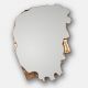Oglinzi - Oglinda de perete decorativa Face 106x140cm, bronz inchis
