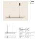 Pendule, Lustre suspendate - Lustra suspendata masa sufragerie cu lumina indirecta LED SEDO