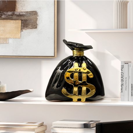 Statuete - Figurina decorativa, Dollar Money Bag