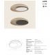 Plafoniere - Plafoniera cu lumina indirecta LED CCT sus si jos JAVA 48cm