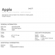 Statuete - Figurina decorativa in forma de mar Apple mic