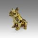 Statuete - Figurina decorativa caine Bulldog auriu