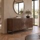 Comode - Comoda din lemn cu model 3D ZEN CIRCLE 160cm