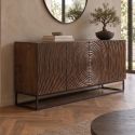 Comoda din lemn cu model 3D ZEN CIRCLE 160cm