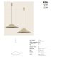Pendule, Lustre suspendate - Lustra, Pendul LED diametru 40cm KONA KHAKI