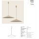 Pendule, Lustre suspendate - Lustra, Pendul LED diametru 55cm KONA KHAKI