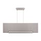 Pendule, Lustre suspendate - Lustra LED cu panou acustic ECHO gri deschis