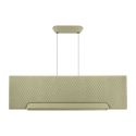 Lustra LED cu panou acustic ECHO verde deschis