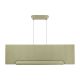 Pendule, Lustre suspendate - Lustra LED cu panou acustic ECHO verde deschis