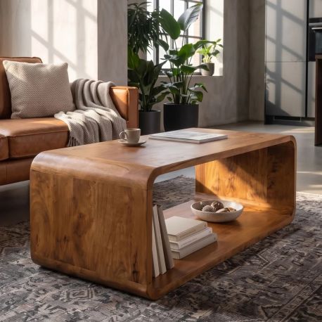 Masute Living - Masuta din lemn de mango CUBUS 100cm