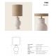 Veioze - Veioza, Lampa de masa din ceramica alba FINO