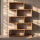Biblioteci-Rafturi - Raft din lemn de mango MAKASSAR XL 150cm