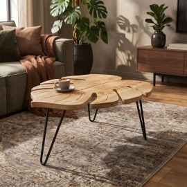Noptiere - Masuta design industrial vintage LEAF 75cm