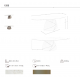 Mese dining - Masa ovala Porcelain Marble Taupe Steel 240x120cm