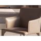 Scaune - Scaun modern tapitat cu piele regenerata Mink