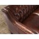 Canapele - Canapea LUX 2 locuri tapitata cu piele Cognac Brown