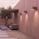 Aplica din ciment iluminat exterior LED IP65 TERC terracotta