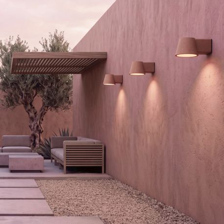 Aplice - Aplica din ciment iluminat exterior LED IP65 TERC terracotta