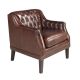 Fotolii - Fotoliu LUX tapitat cu piele Cognac Brown