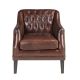 Fotolii - Fotoliu LUX tapitat cu piele Cognac Brown