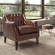 Fotolii - Fotoliu LUX tapitat cu piele Cognac Brown