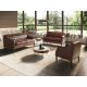 Fotolii - Fotoliu LUX tapitat cu piele Cognac Brown