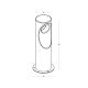 Stalpi - Stalp din ciment iluminat exterior LED IP65 RINA H-50cm