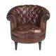Fotolii - Fotoliu LUX tapitat cu piele Cognac Brown