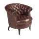 Fotolii - Fotoliu LUX tapitat cu piele Cognac Brown