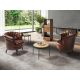 Fotolii - Fotoliu LUX tapitat cu piele Cognac Brown