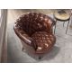 Fotolii - Fotoliu LUX tapitat cu piele Cognac Brown