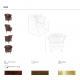 Fotolii - Fotoliu LUX tapitat cu piele Cognac Brown