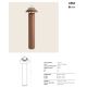 Stalpi - Stalp exterior din aluminiu LED ARIA H-80cm