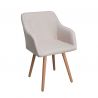 Set 2 scaune cu brate Scandinavia natur