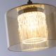 Pendule, Lustre suspendate - Lustra, Pendul LED bronz cu sticla sampanie Tumblers