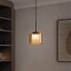 Lustra, Pendul LED bronz cu sticla sampanie Tumblers