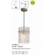 Pendule, Lustre suspendate - Pendul modern metal sand, tije din sticla Swizzle