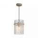 Pendule, Lustre suspendate - Pendul modern metal sand, tije din sticla Swizzle